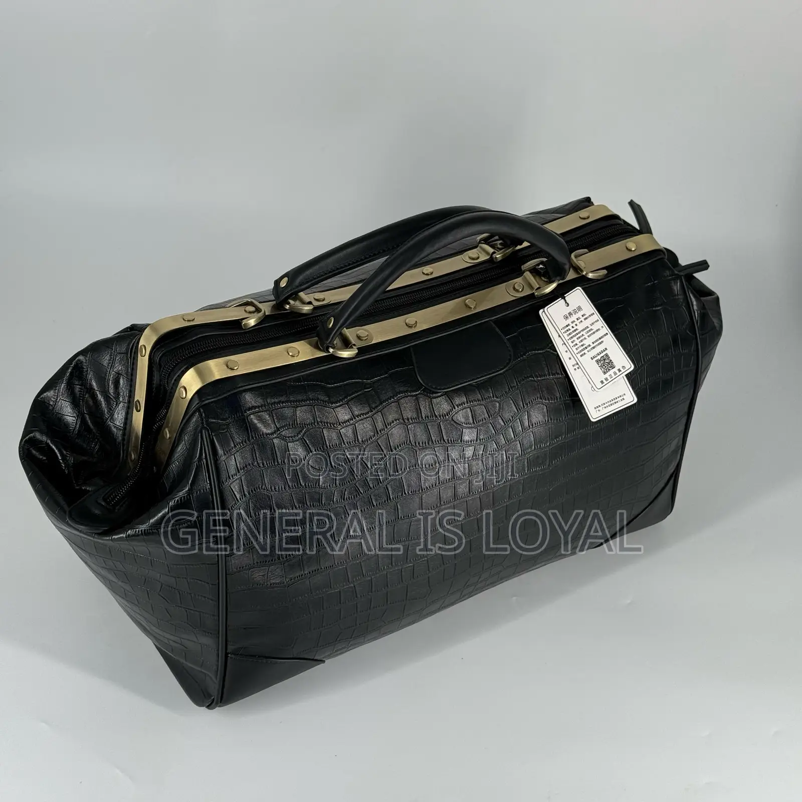 Stone Unisex Co Leather Travel Duffle Bags