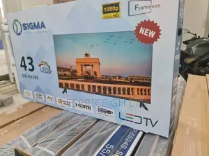 Sigma 43" Led Tv- Clear, Loud Bright
