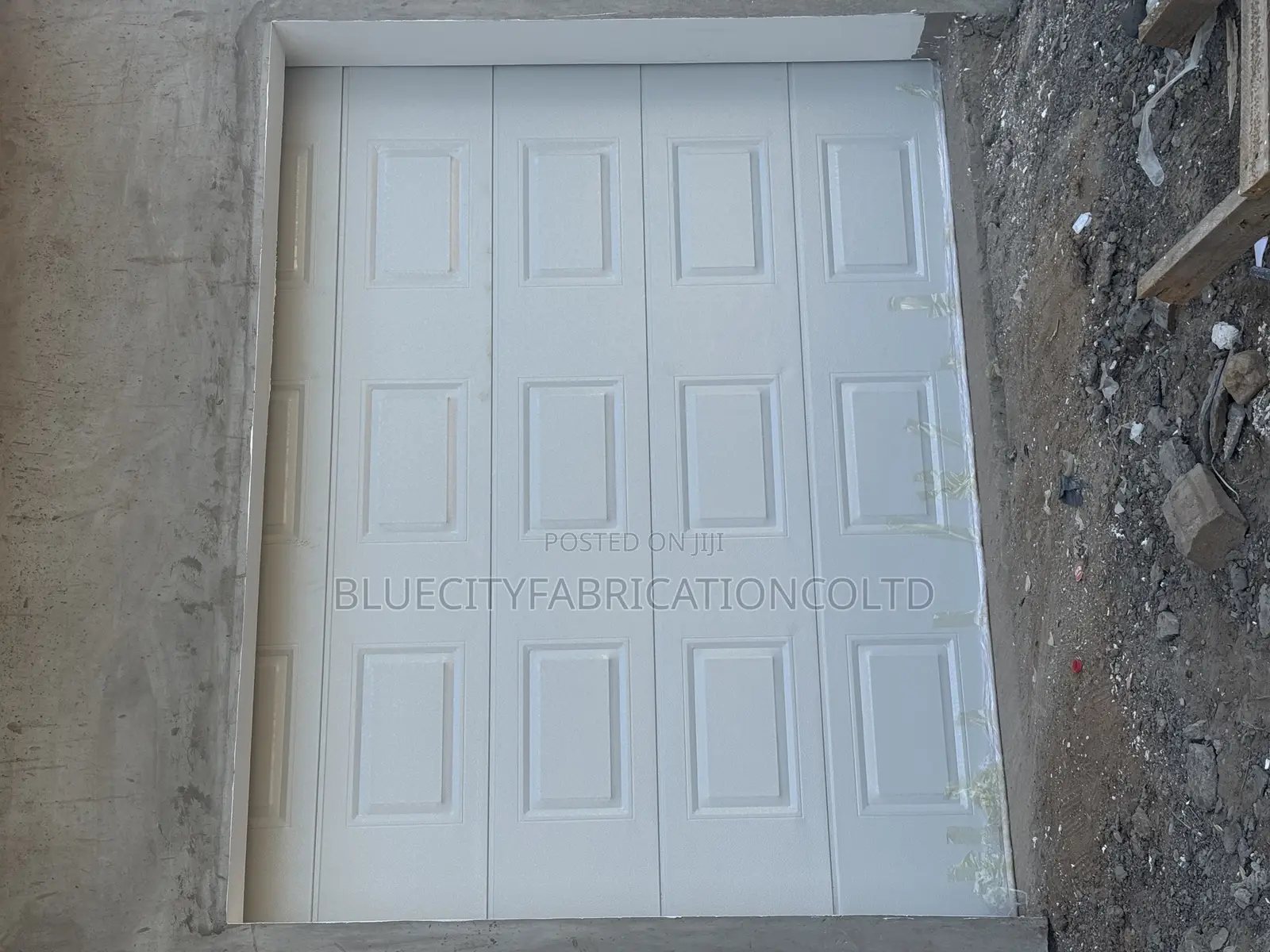 Garage Door With Motor and Two Remote