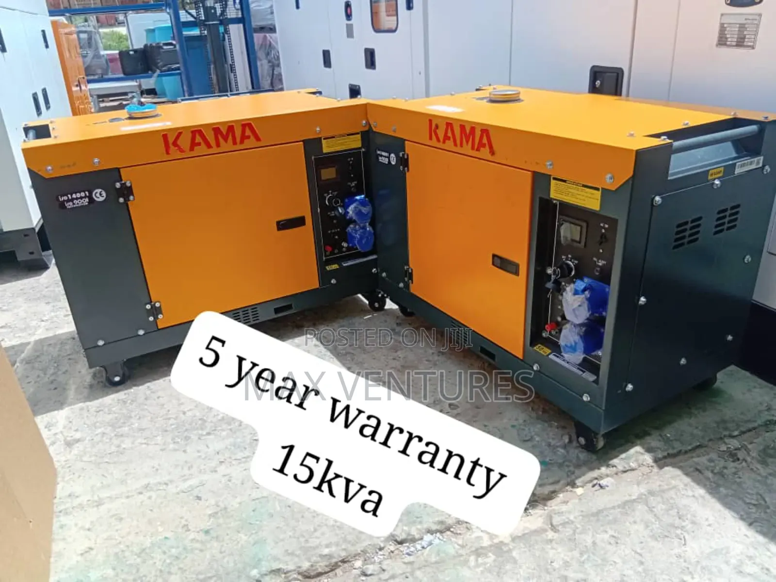 Low Emission 15kva Kama Diesel Genset 15kva Easy Start