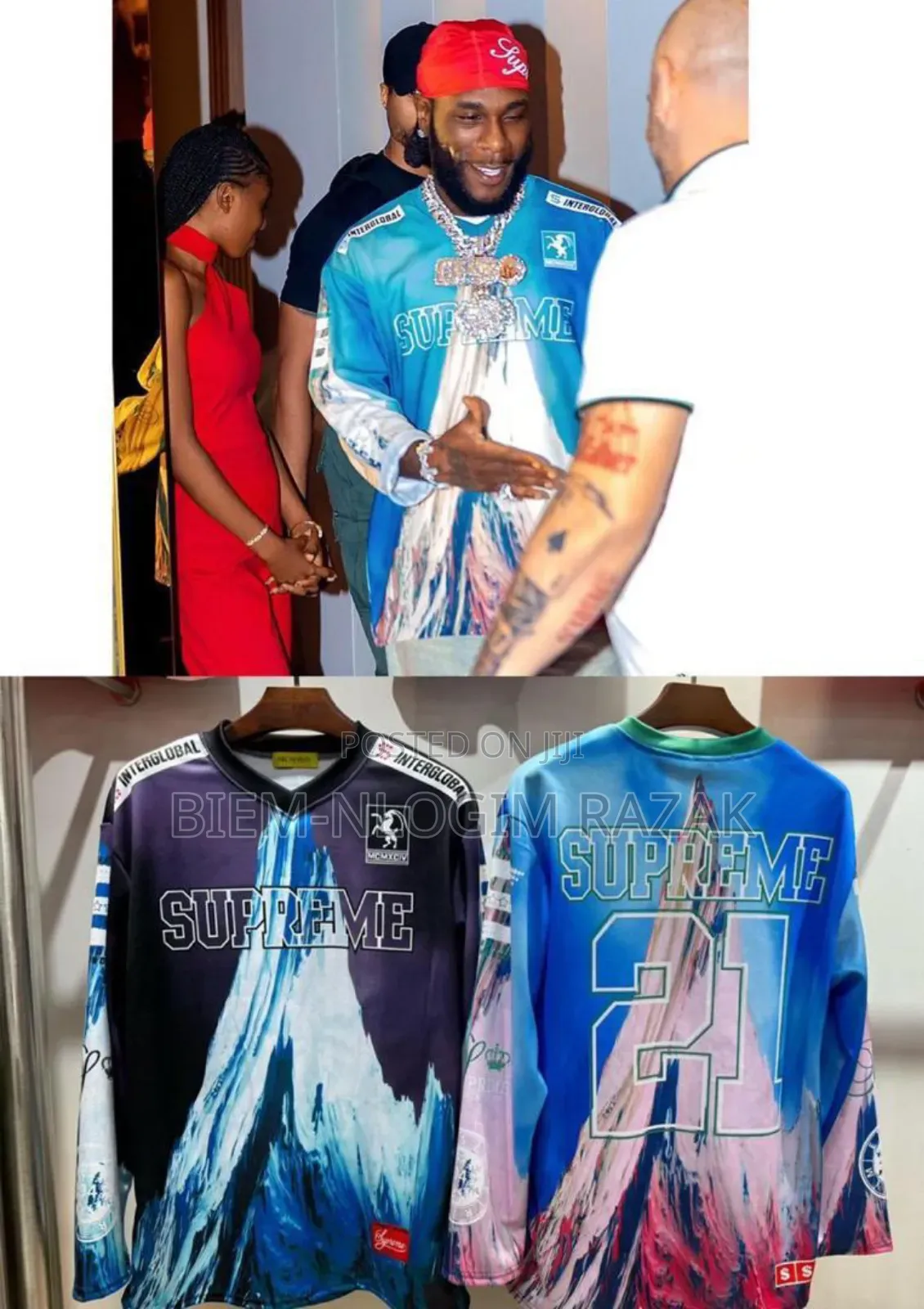 High Quality Supreme NFL Sweatshirt Available in Stock