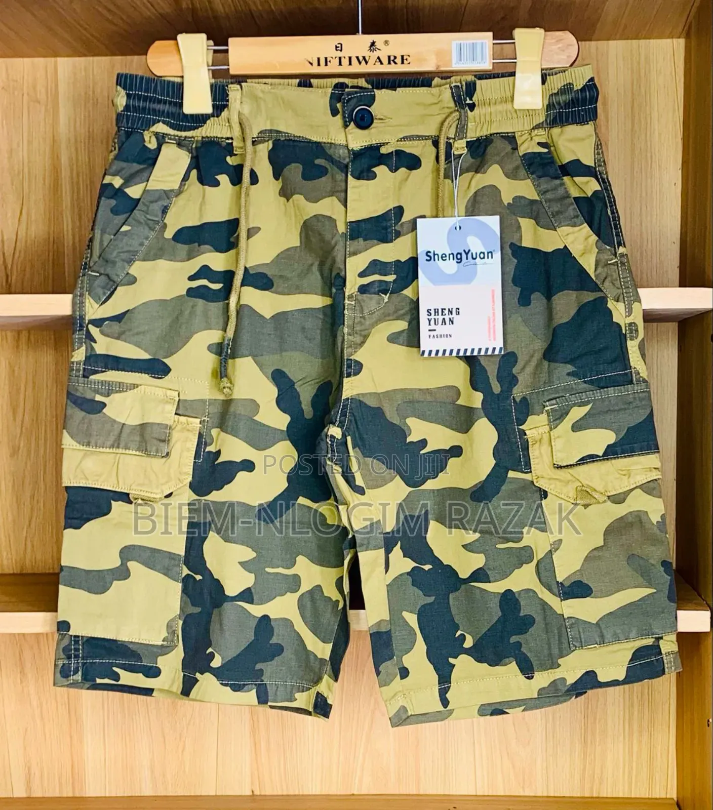 Camo N Plain Cargo Pants Available in Stock