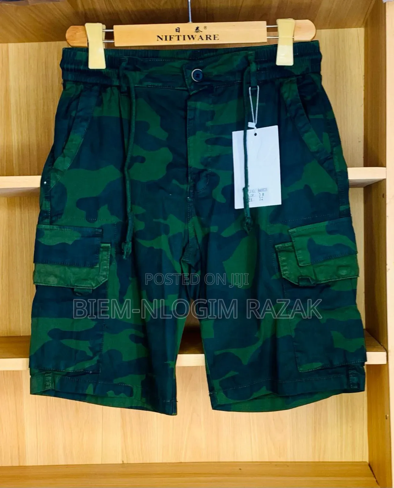 Camo N Plain Cargo Pants Available in Stock