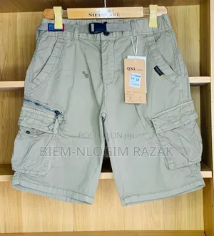 Camo N Plain Cargo Pants Available in Stock