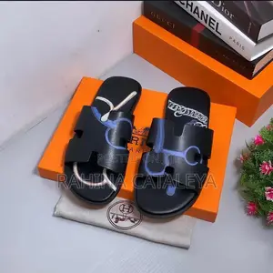 Men Luxury Hermes Slides