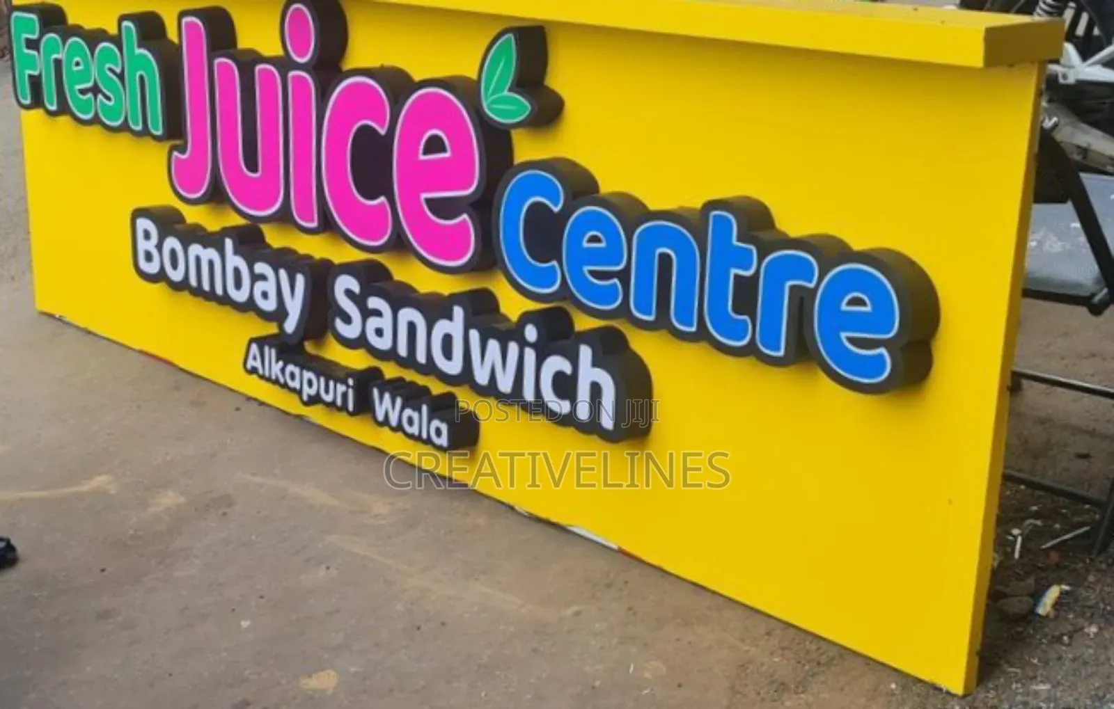 Catering Table Signage