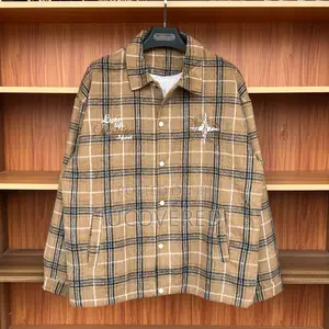 100% Cotton Flannel Long Sleeves Jacket
