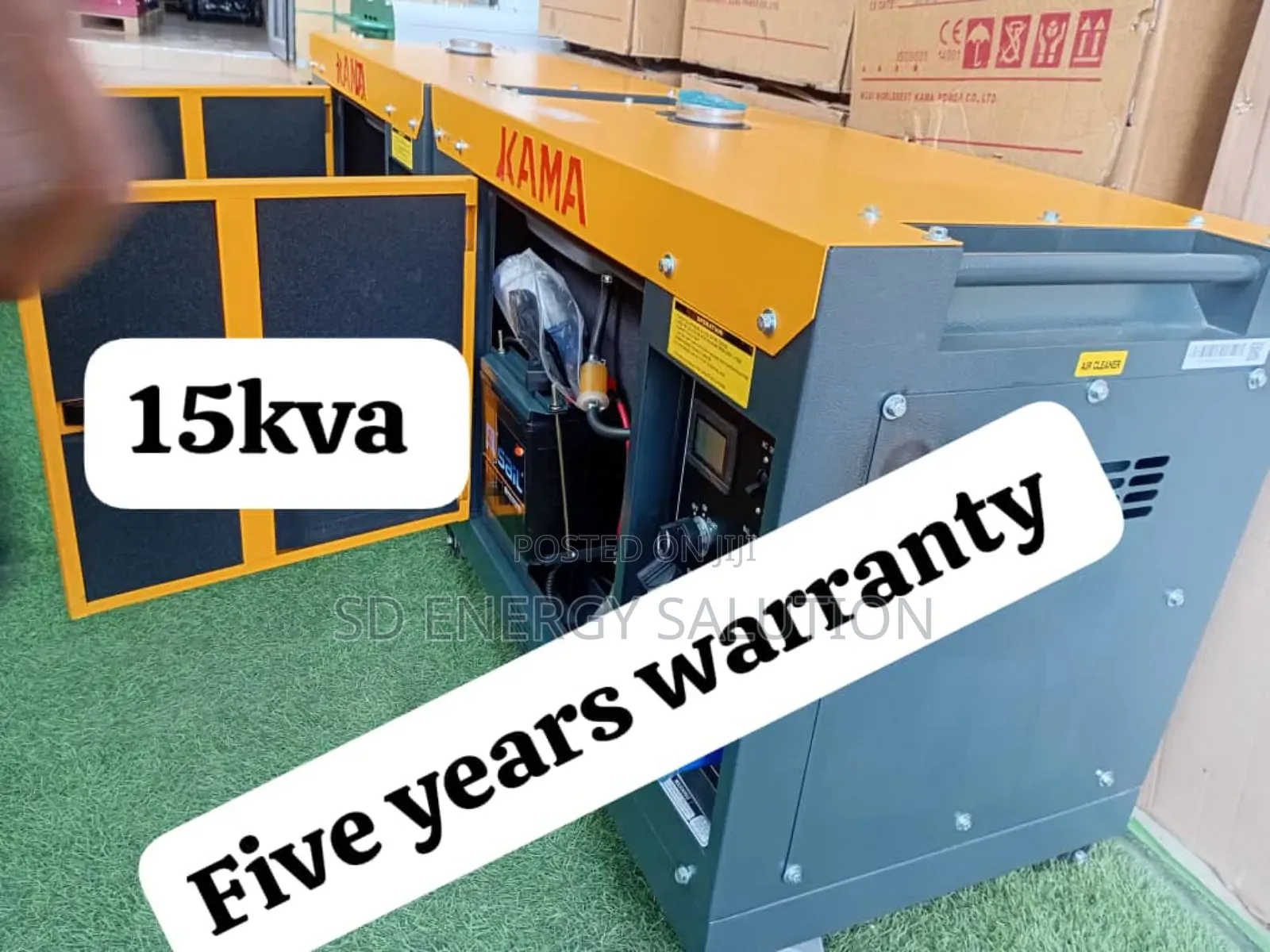 Turbo Powered 16500watt 15kva Kama Diesel Generator