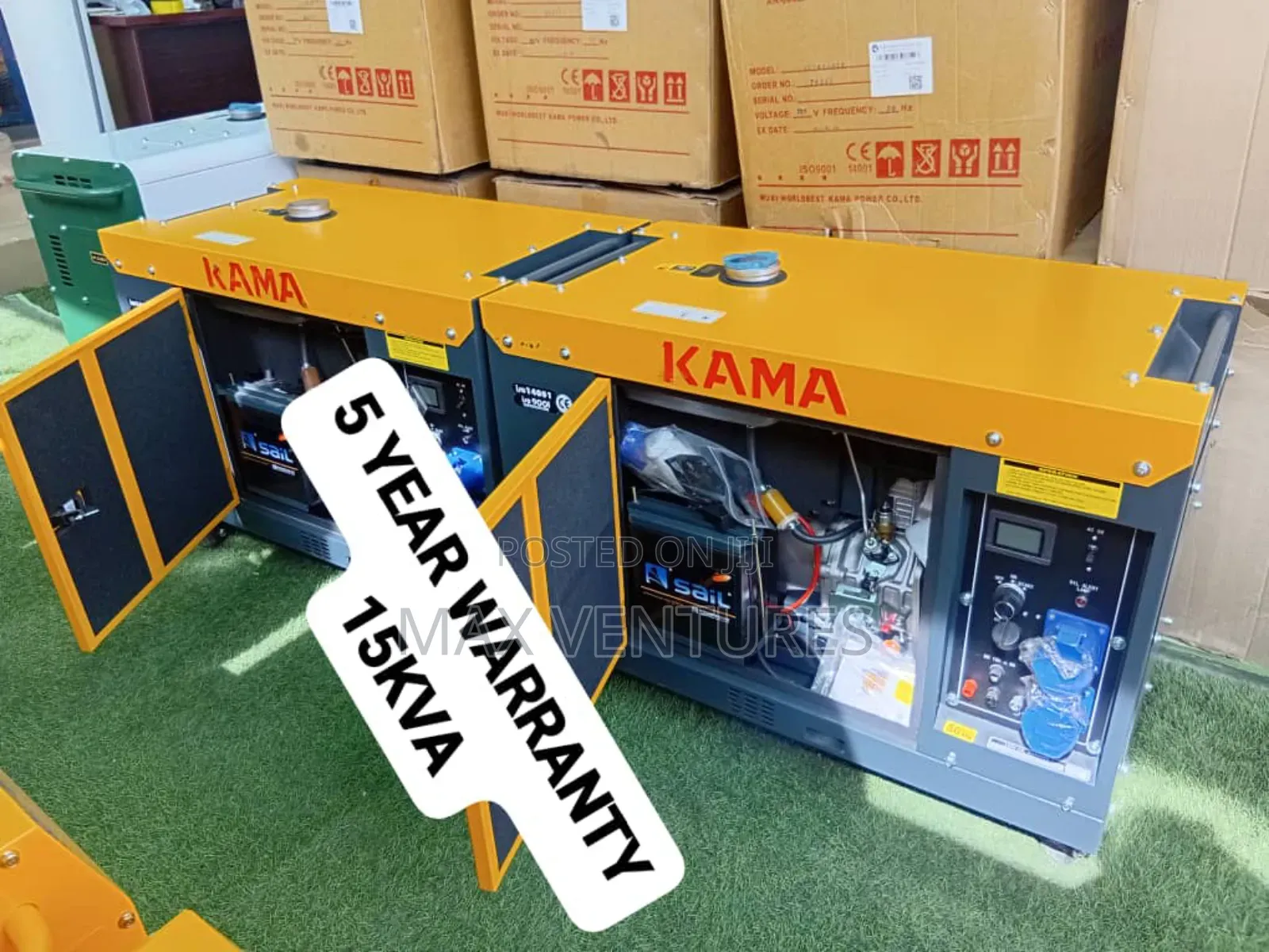 Stable Power Supply 15kva Kama Diesel Generator Keystart