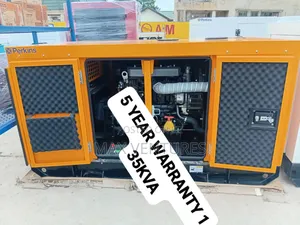 Stable Power Supply 35kva Perkins Diesel Generator Pushstart