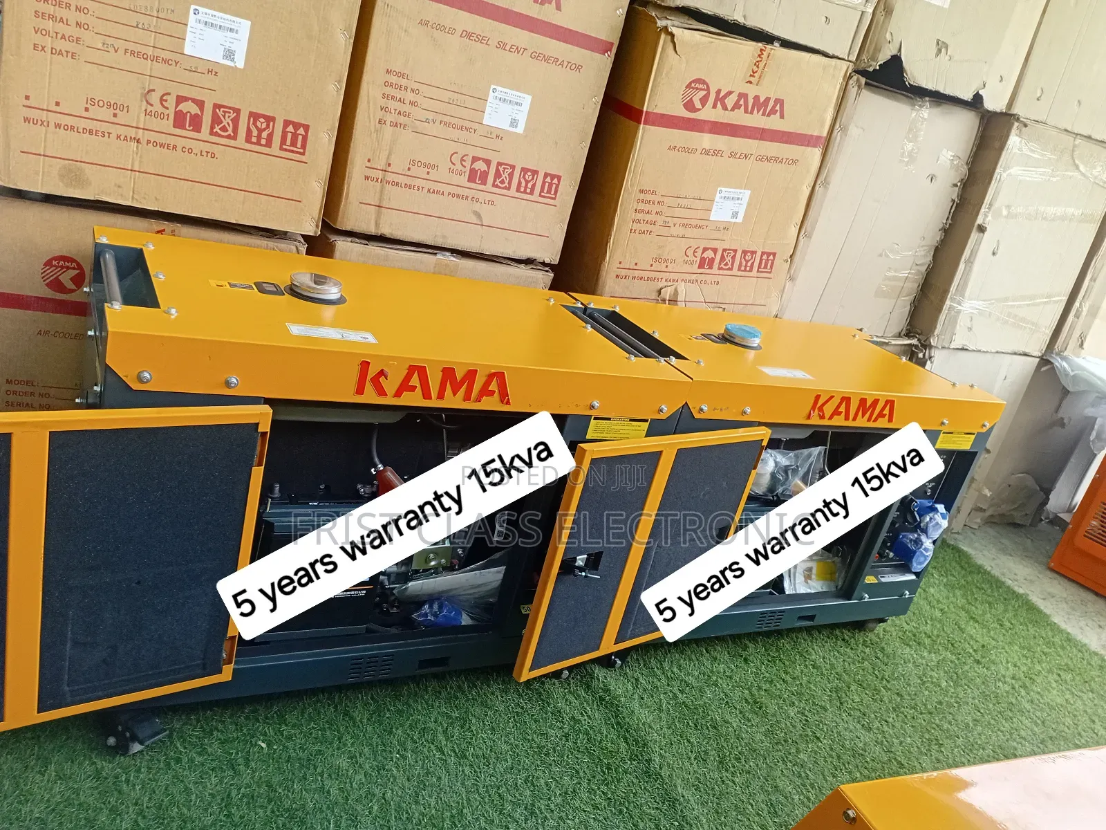 Easy Transport 15kva Silent Diesel Generator With Wheels