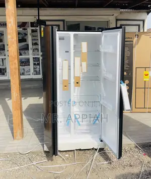 Premium Nasco 2 Door Side by Side Refrigerator(Gray).