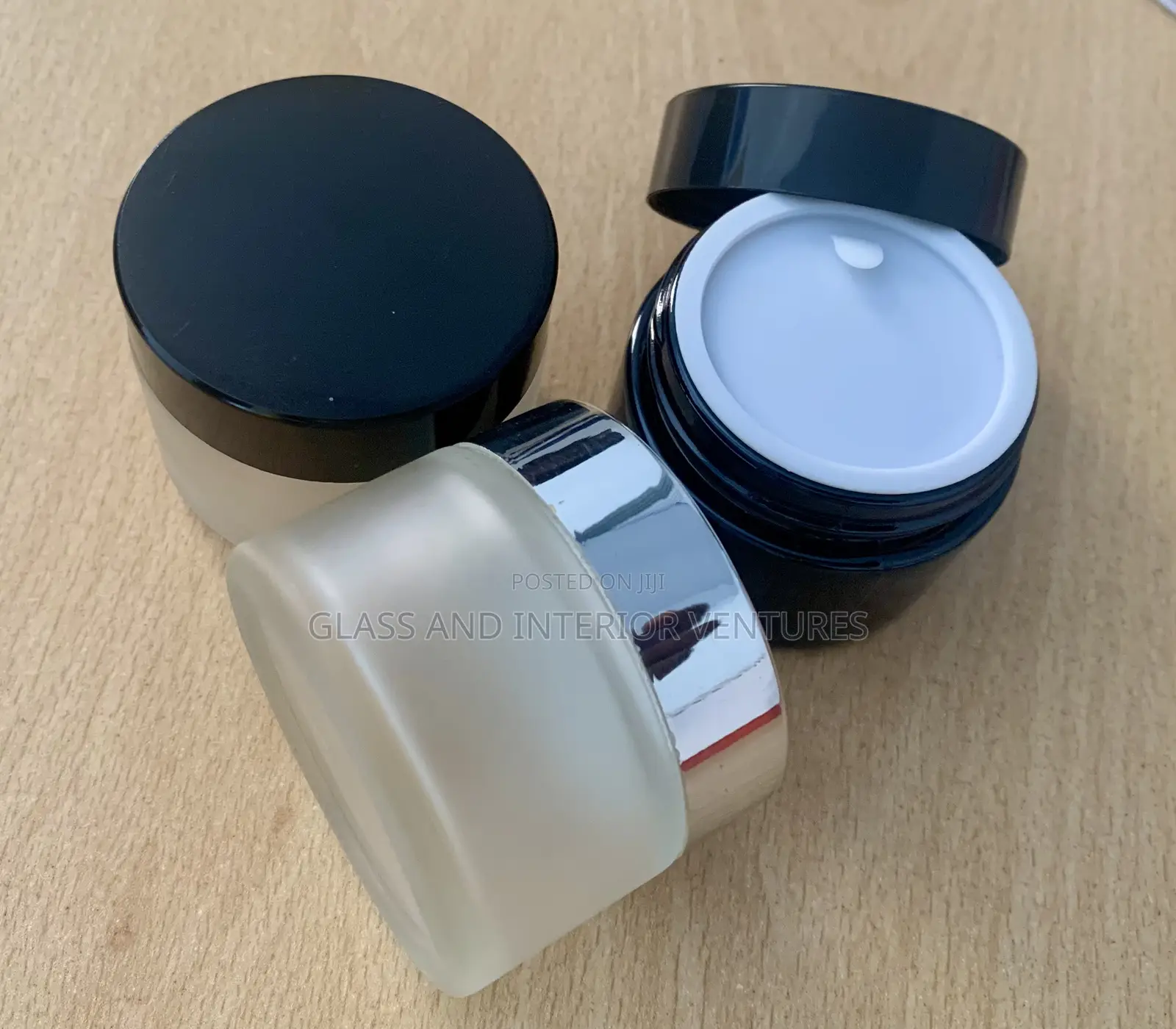 Cosmetic Glass Containers, Tins and Jars
