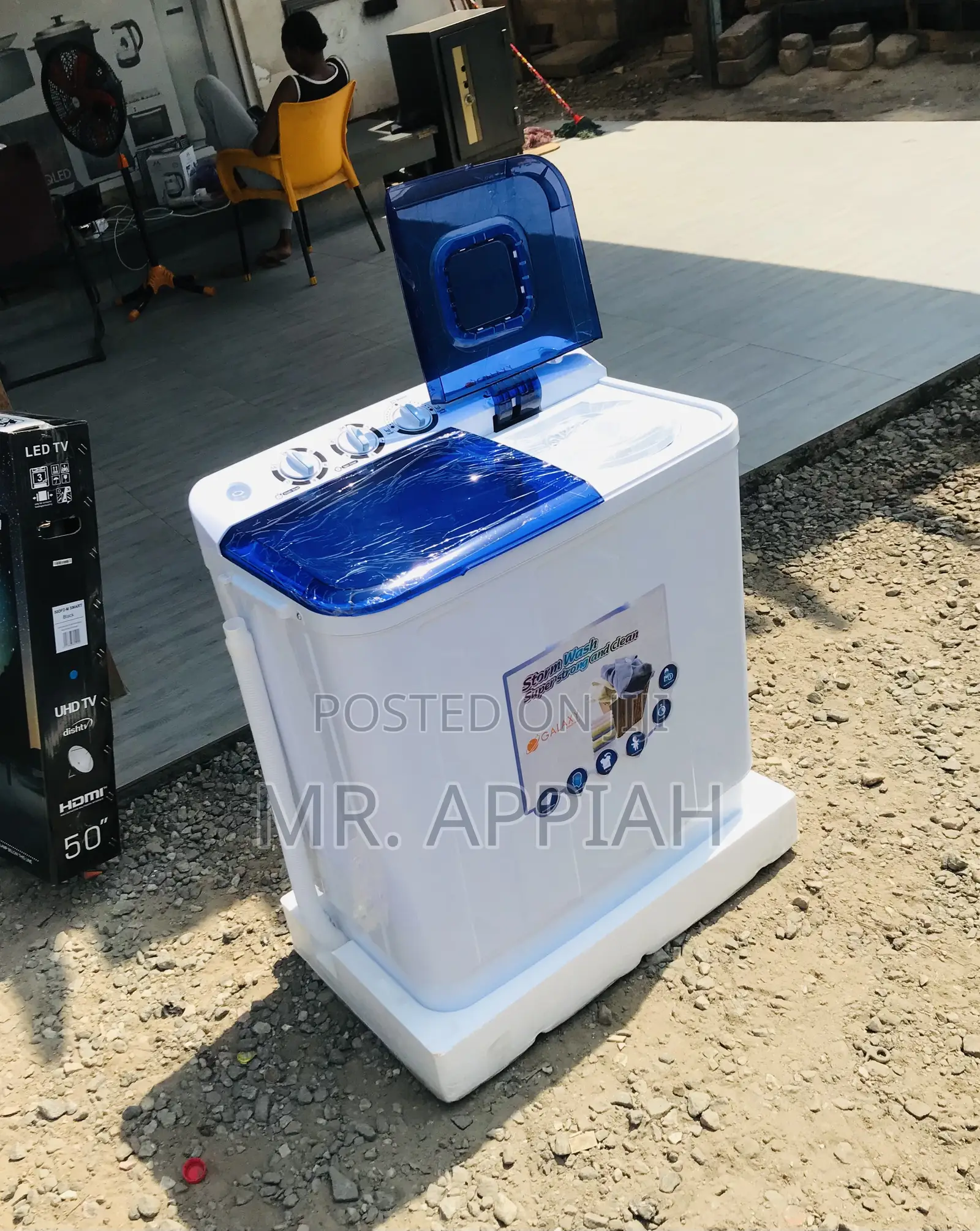 Check Out Authentic Galaxy 7kg Electric Washing Machine.