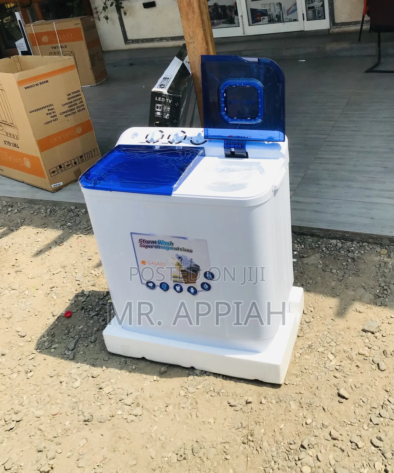 Well Built Galaxy 7kg Semi-Auto Electric Washing Machine.