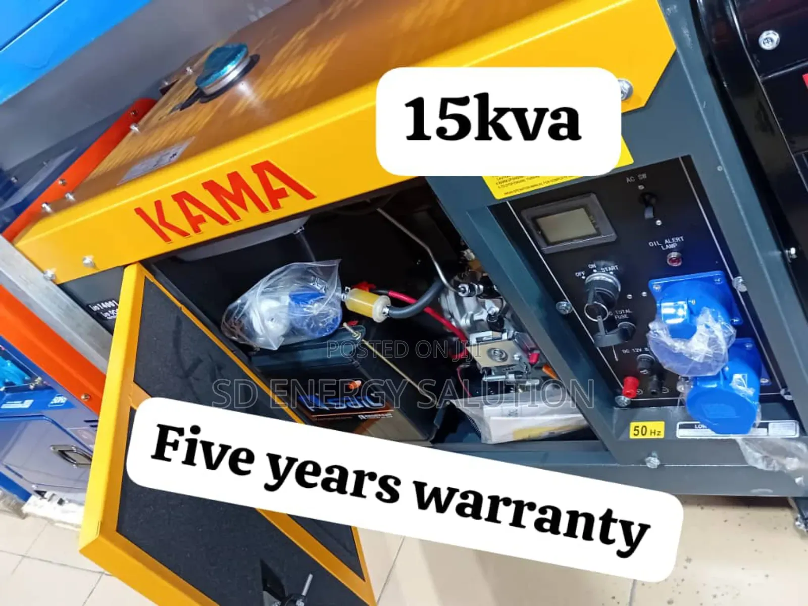 High Speed 15kva 16500watt Diesel Kama Generator