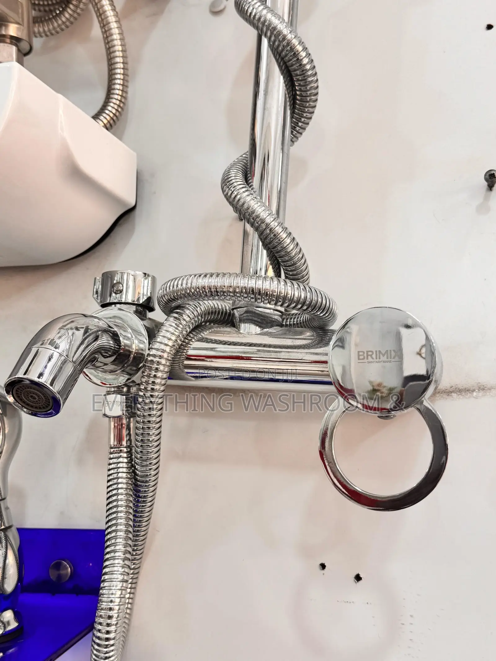 Brimix Original Shower Pole_chrome 3in1 Shower Pole
