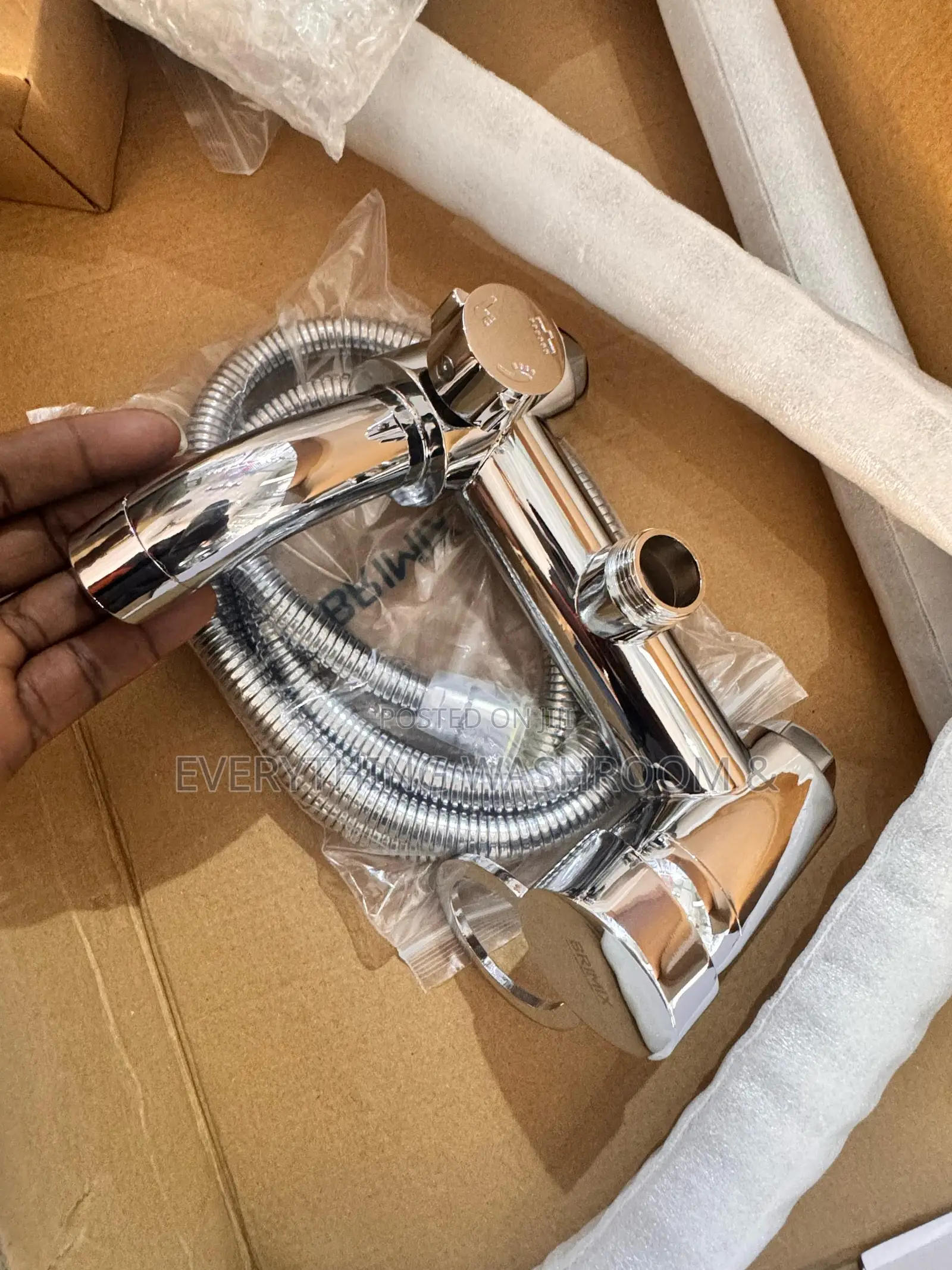 Brimix Original Shower Pole_chrome 3in1 Shower Pole