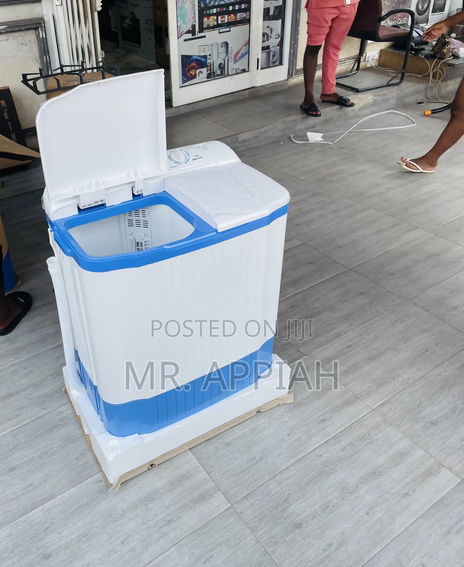 Spin Speed Zara 7kg Semi-Automatic Washing Machine.