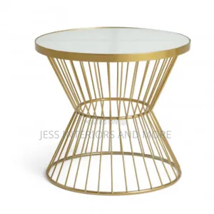 Modern Hourglass Side Table