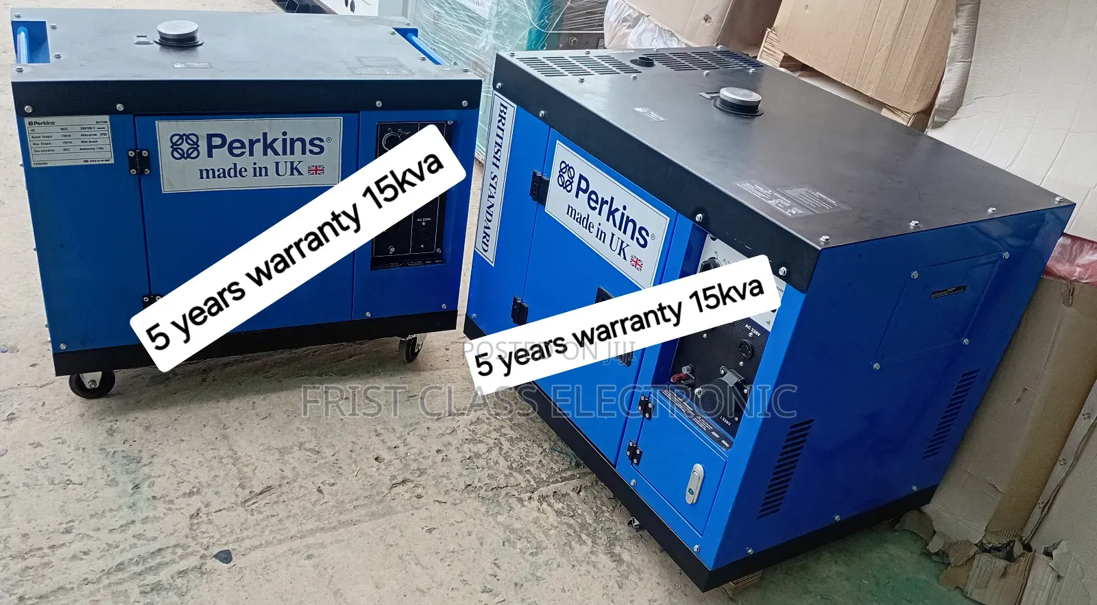 Highly Rated 15kva 16500watts Silent Diesel Generator