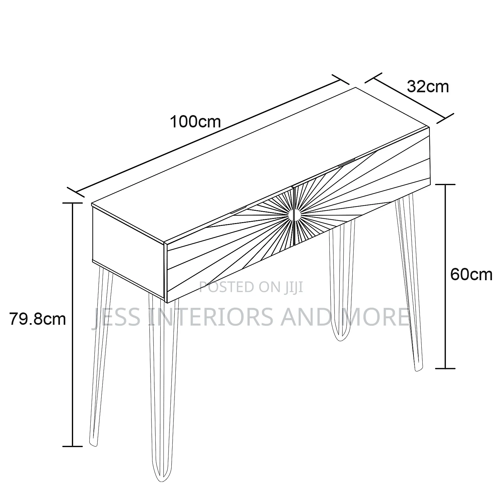 Console Table (2 Drawer)