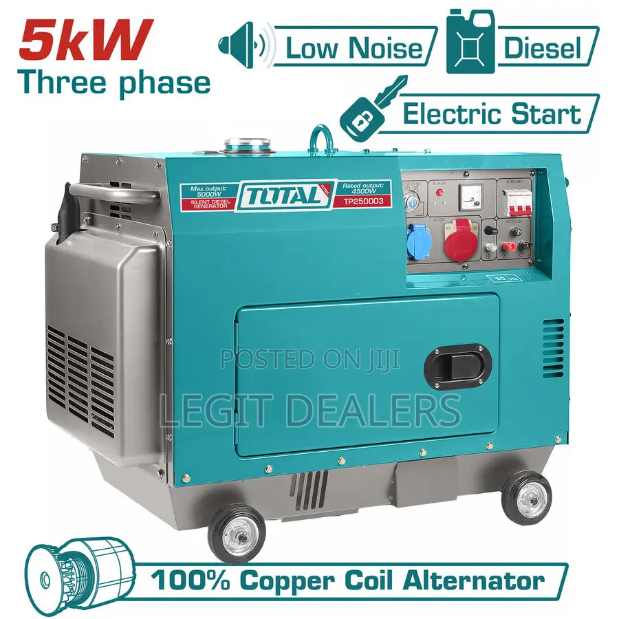 Brand New Total 5kva Diesel Generator Single Phase 3phase