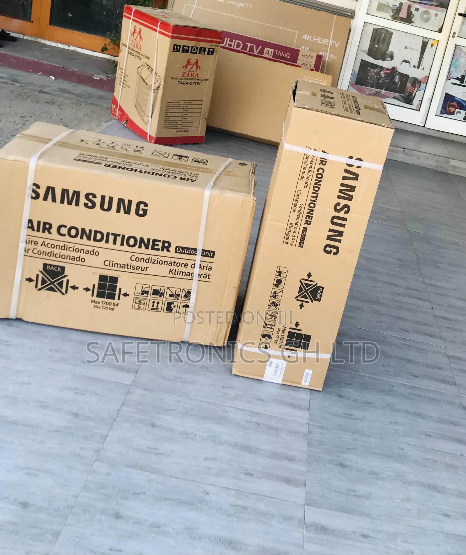 Auto Defrost White Split R410a Samsung 1.5 Horsepower Ac