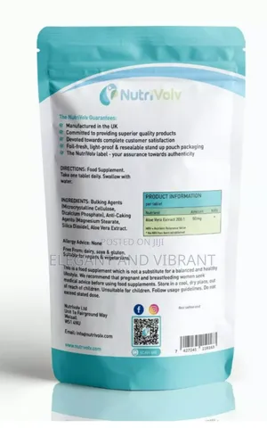 Aloe Vera 10000mg - 120 Tablets- Skin Colon, Digestion Detox