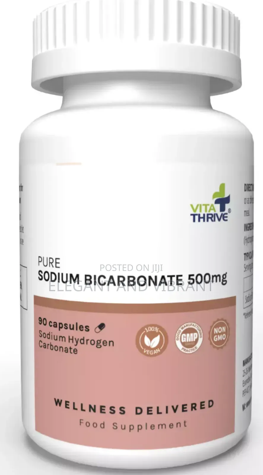 Sodium Bicarbonate 500mg – 90 Capsules