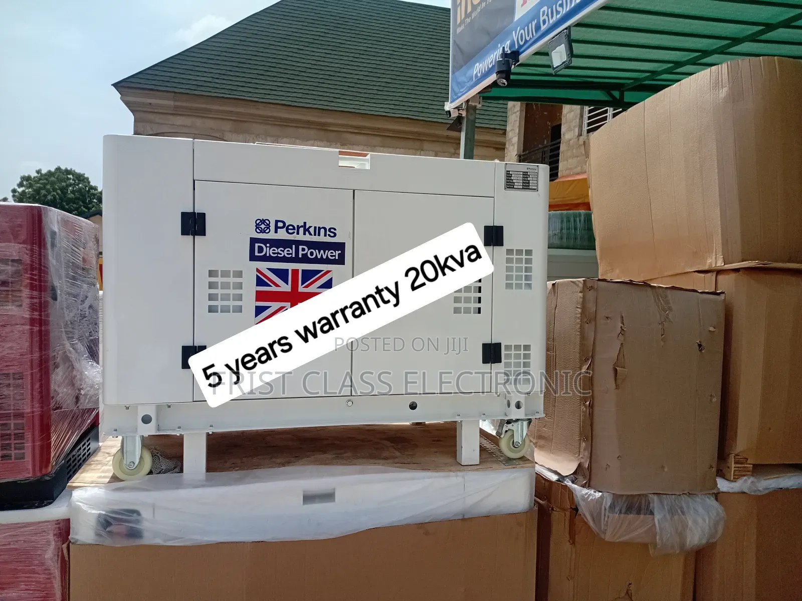 Easy to Transport Around 20kva Silent Diesel Generator