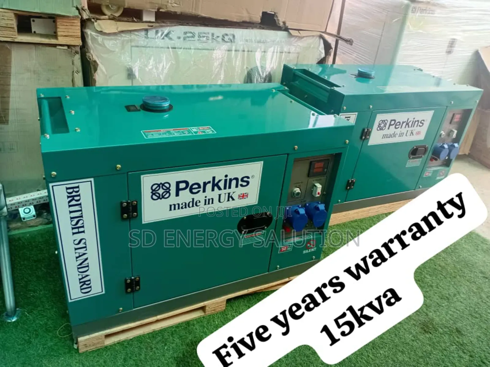 High Output 15kva 16500watt Perkins Diesel Generator
