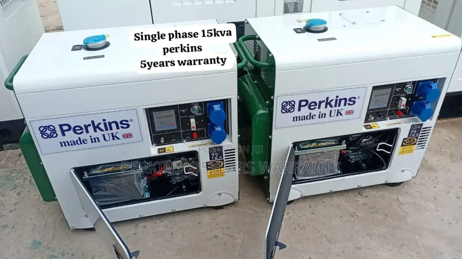 Voltmaster Perkins Generator 15kva 16500watt Diesel 15kva