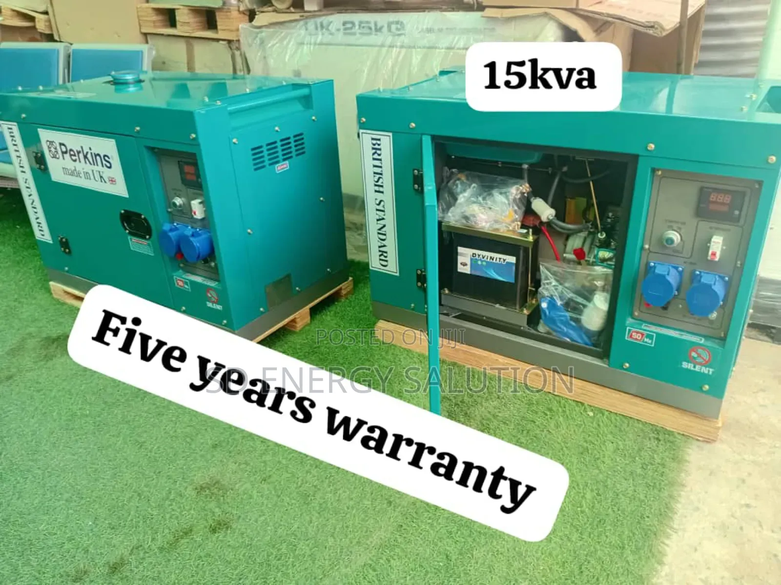 Max Power Boost 15kva 16500watt Diesel Perkins Generator