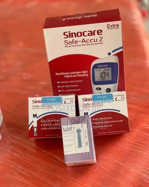 Sinocare Safe -Accu 2 Glucometer Machine
