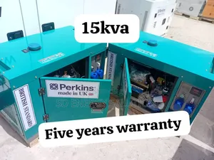 Dependable 15kva 16500watt Perkins Diesel Generator