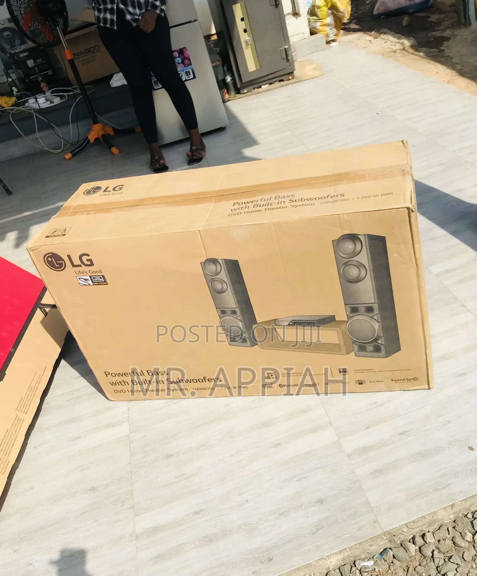 Real Lg Lhd655 Bluetooth Home Theater System(Black).