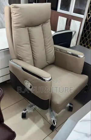Office Chair- Executive Coffee Leather