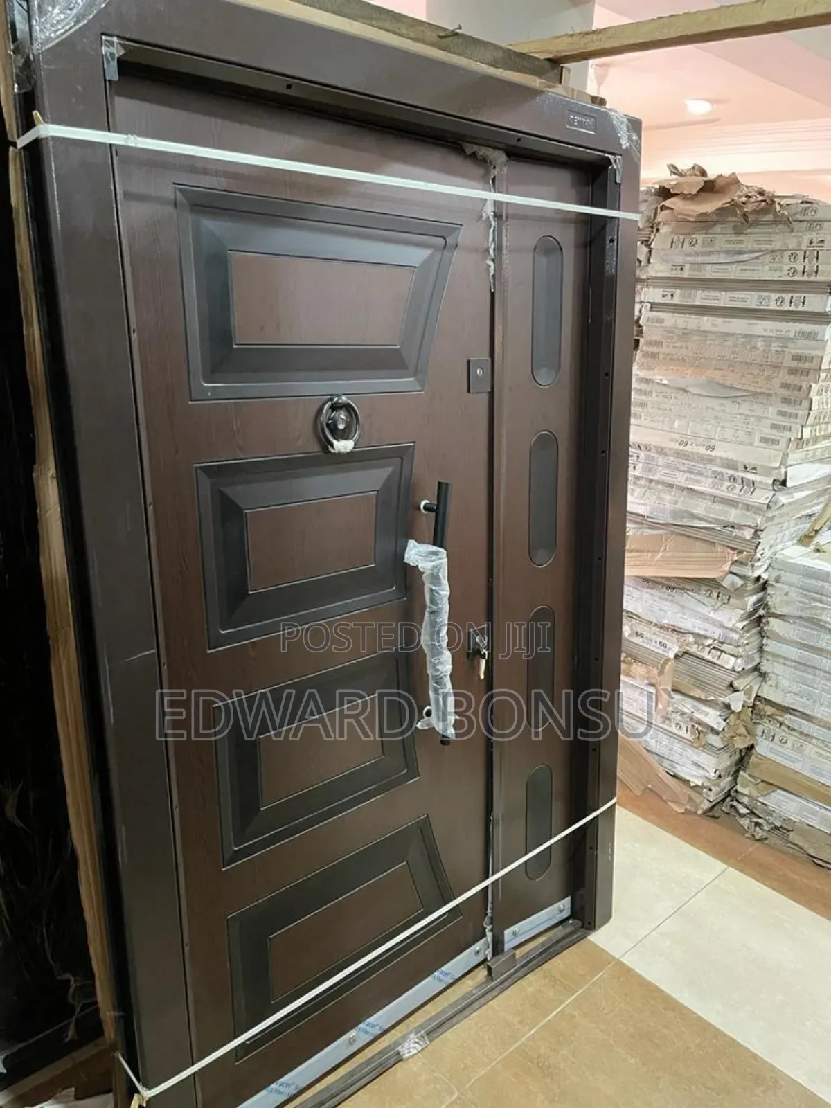 Quality and Brass Hardware Security Doors