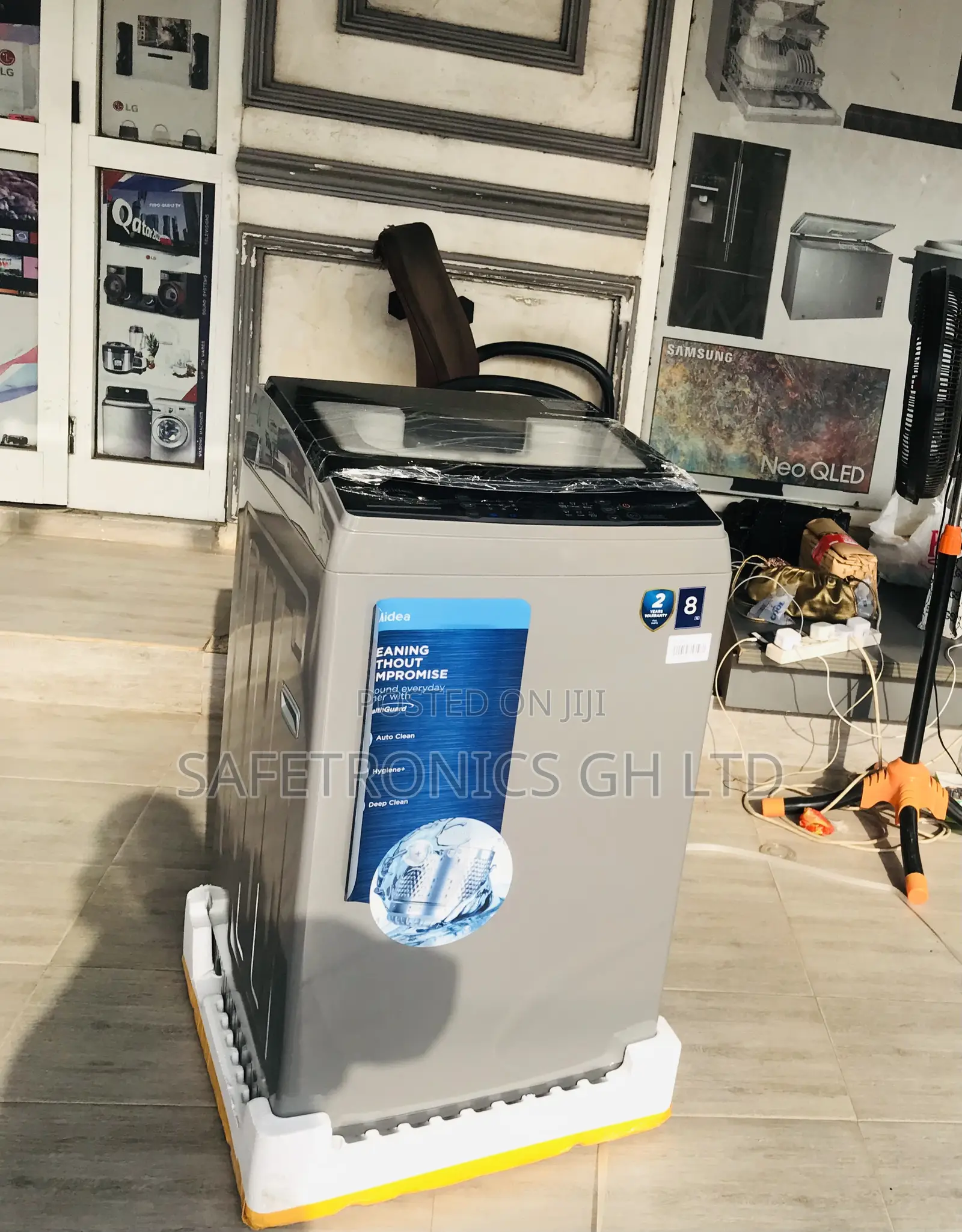 Essential Grey Midea Topload Classic 8kg Fullauto Washer