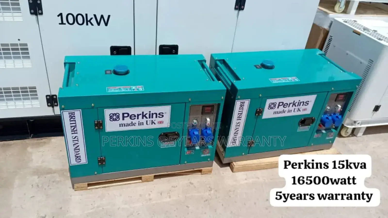 Gen Flex 15kva 16500watt Perkins Diesel Generator 15kva