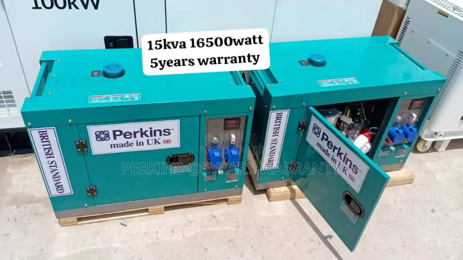 Ampedup Perkins 15kva 16500watt Diesel Generator 15kva