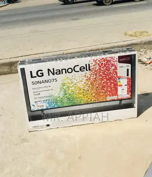 Check Out Original Lg 50nano75 50” Nanocell Smart Tv, Black