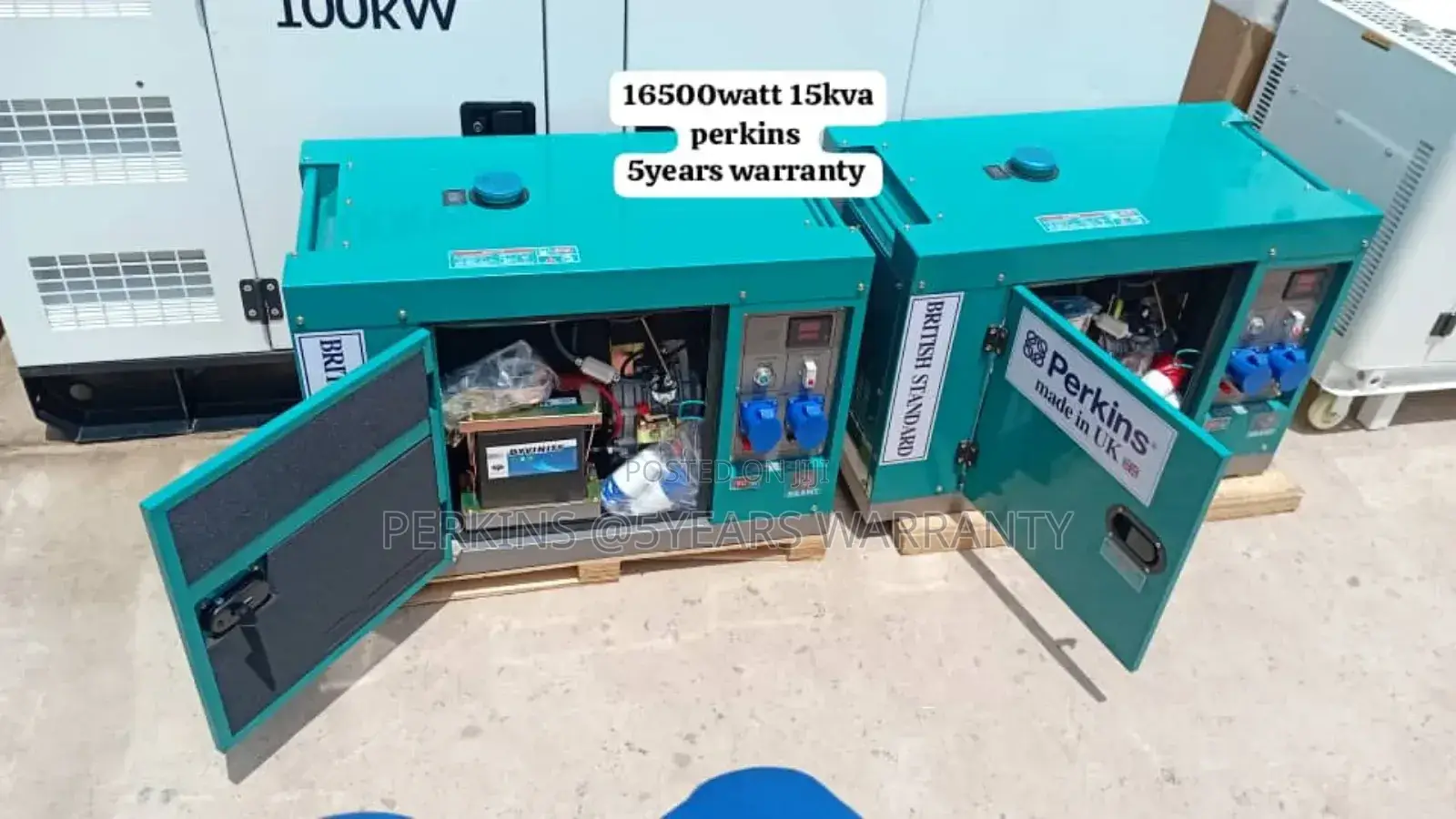 Energy Storm 15kva Perkins Diesel Generator 16500watt 15kva