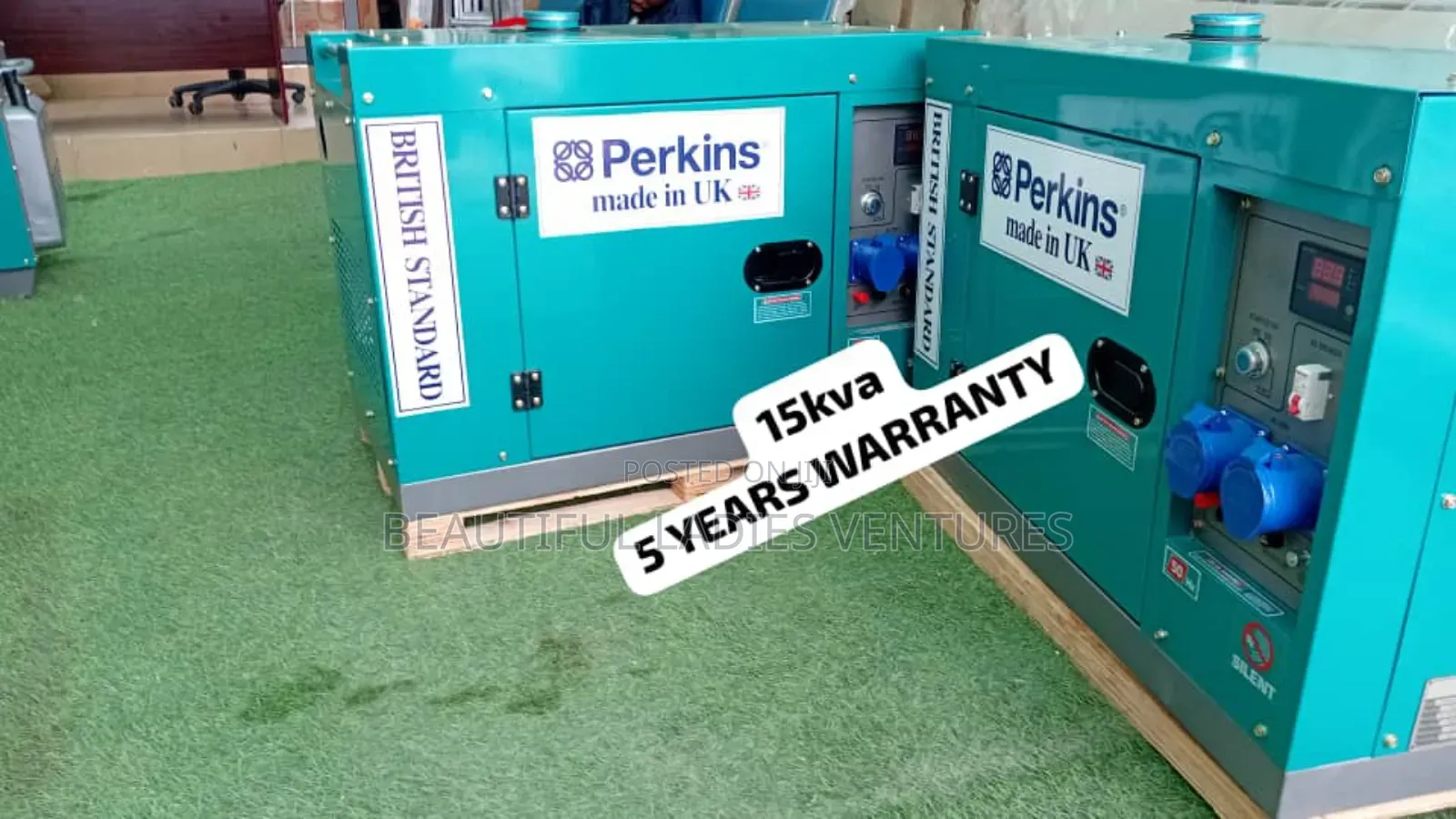 15kva Perkins Diesel Power Silent Generator Affordable