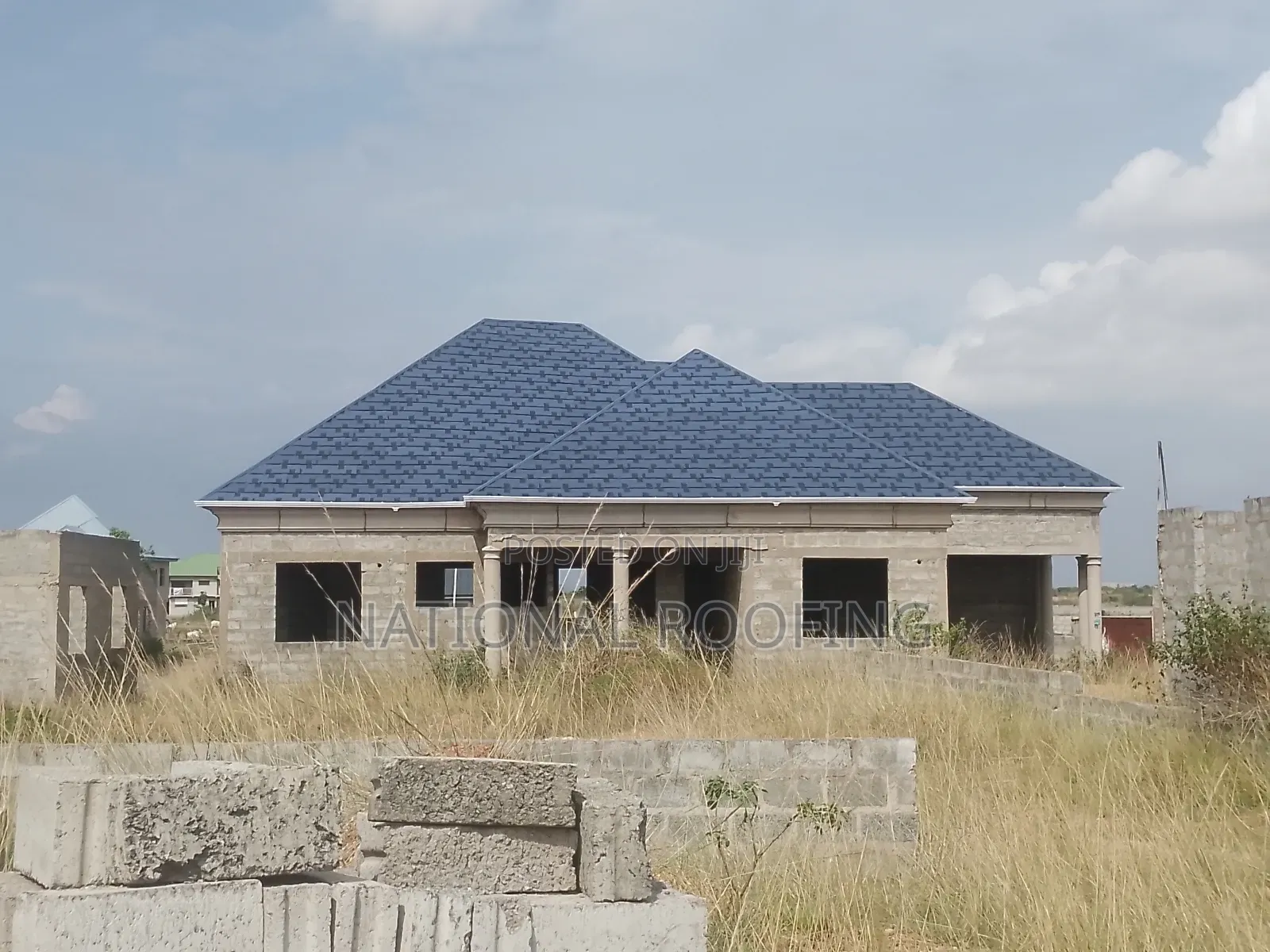 Active Blue Shingle Roofing Material
