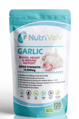 Garlic 10000mg -Boost Immune Heart Blood Health Pure