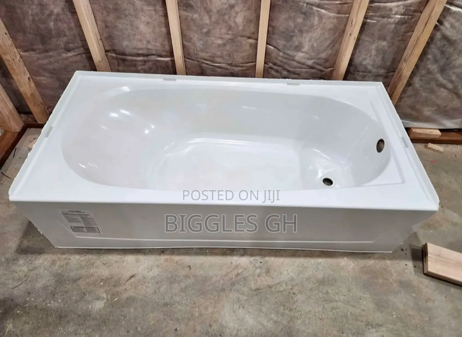 Straight Bathtub With Panel