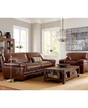 Myars 91" Leather Sofa