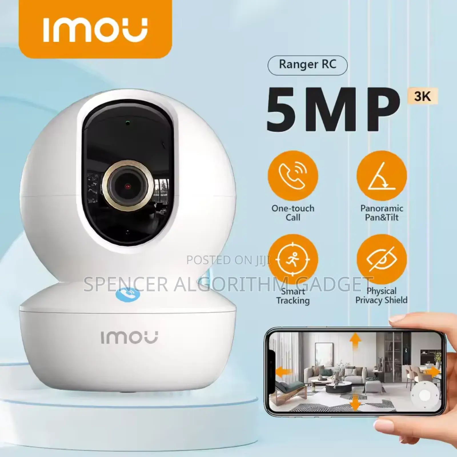 Imou Ranger Rc Camera 5mp Quick Call Button